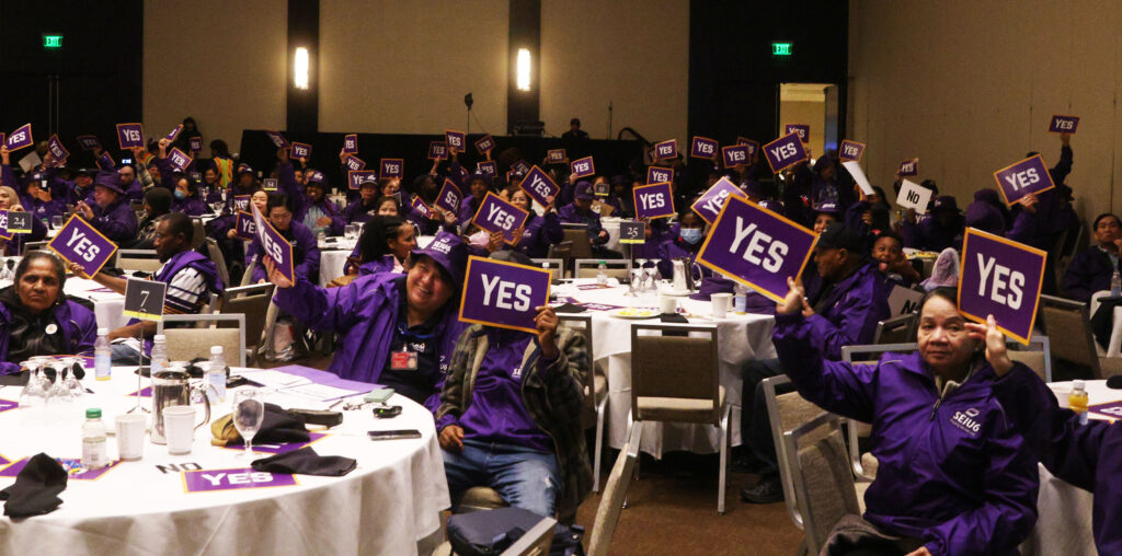 SEIU6 janitors 2024 contract campaign